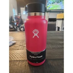 🍉 Vacuum Insulated Wide Mouth Stainless Steel Water Bottle w, 32 oz  Watermelon